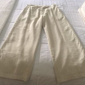 J Jill Lined linen pants